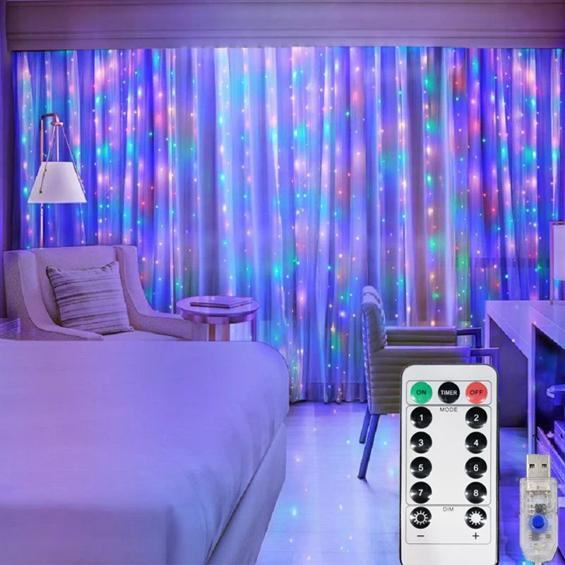 سلسلة ستارة LED  بعدة مقاسات