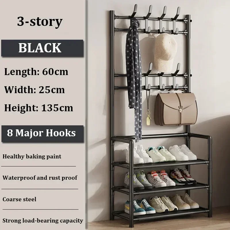 Shoe Rack Multi-layer Clothes Hanger Shoe Storage Home Hallway Space-saving