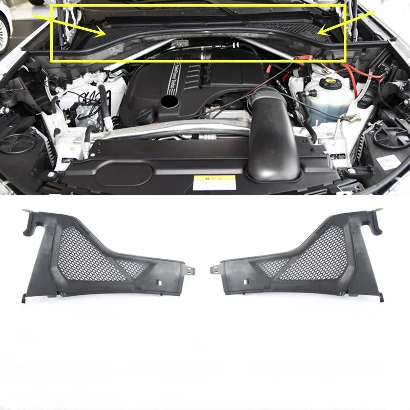 Engine Compartment Cabin Filter Cowl Cover for BMW X5 X6 F15 F16 2014-