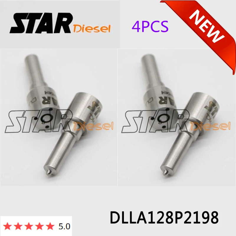 STAR Diesel 4*DLLA128P2198 Fuel Injector Nozzle Tips DLLA 128 P 2198 For Cummins 0445120251 0 445 120 251 5263314 |