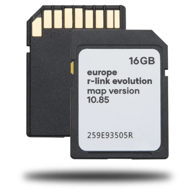 16GB Europe UK 2023 Map GPS Road Navigation 11.05 SD Card Carminat Sat Nav For Renault Megane Laguna Kangoo 2