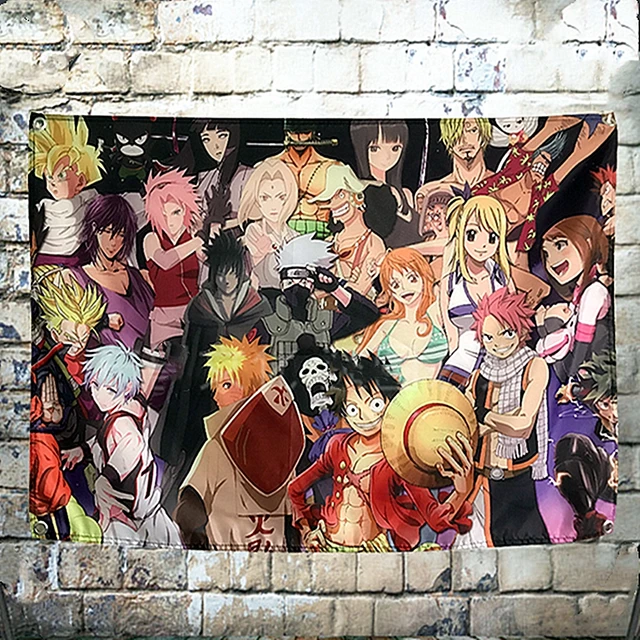 One Piece Anime tatouage mural autocollant mural décoration murale sticker  mural