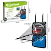 [ With 2 Basketballs + Inflatable Pump] Portable Storage Bag Hang a wall-mounted basketball board for repeated shooting training 5