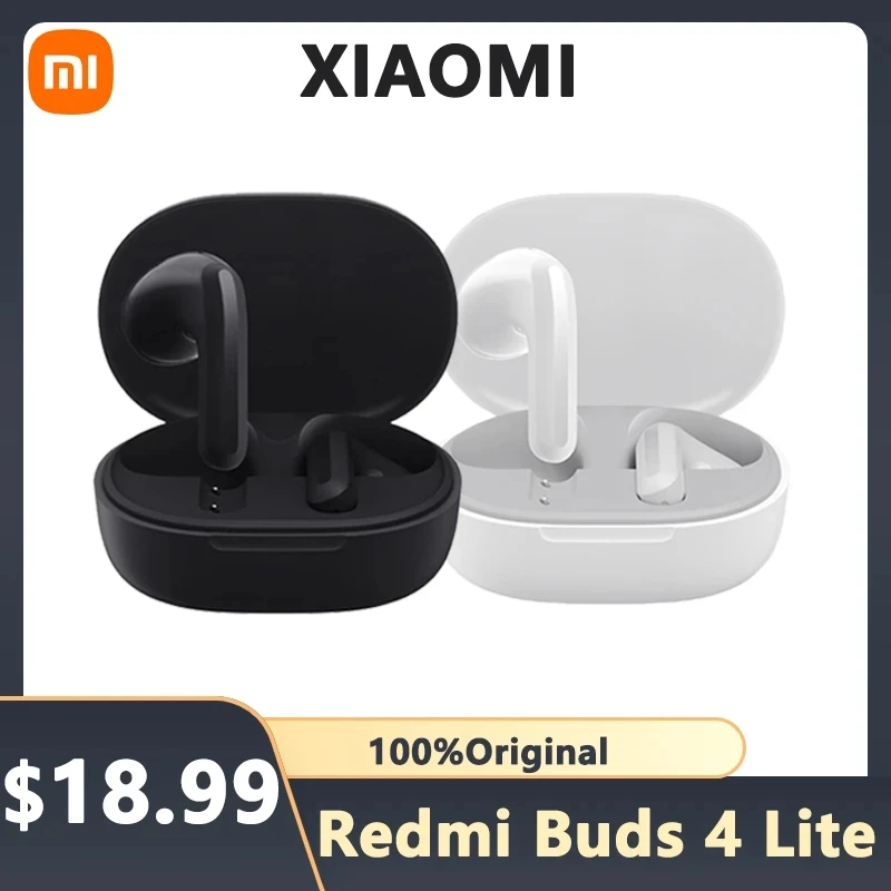 TWS-наушники Xiaomi Redmi Buds 4 Lite с поддержкой Bluetooth 5,3 и системой ШПД TWS-наушники Xiaomi Redmi Buds 4 Lite с поддержкой Bluetooth 5,3 и системой ШПД