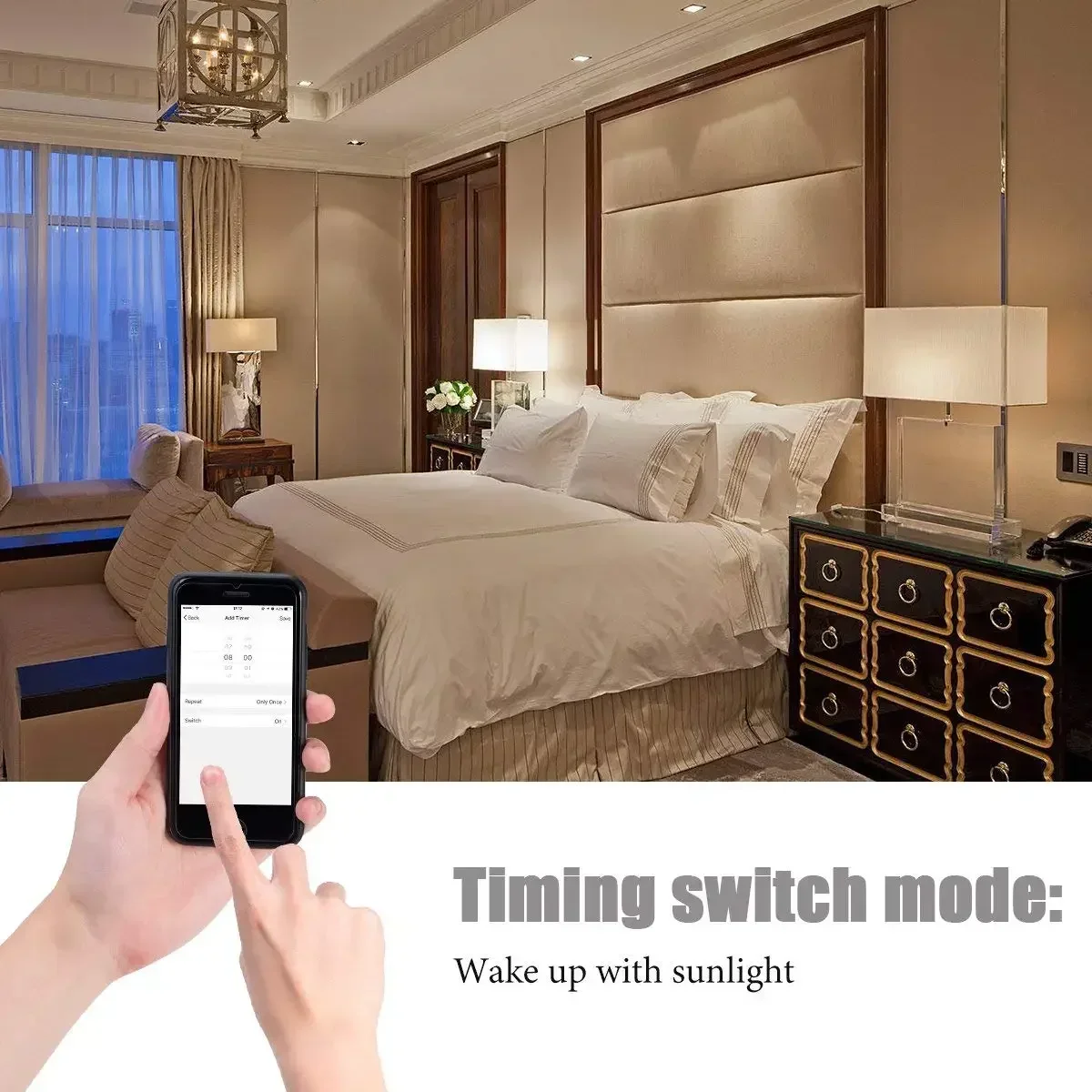 Tuya-WiFi Ʈ  LED , Ѱ B22 8W 2700K  ȭƮ  ϱ 6000K ð    Alexa Google