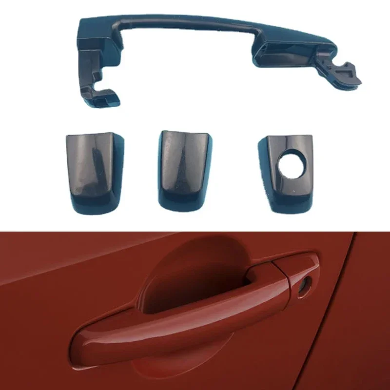 Manija De Puerta Exterior Matte Black Set Adecuado Para D21 Hardbody