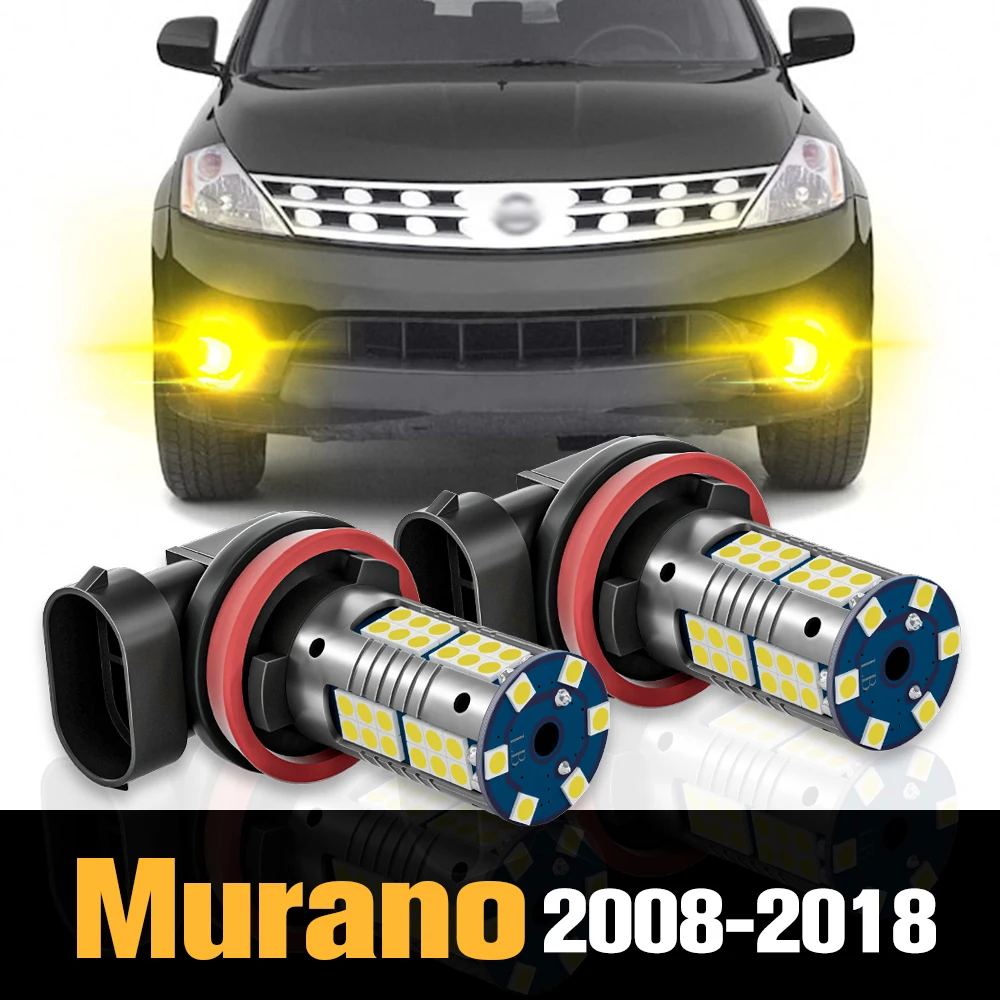 

2pcs Canbus LED Fog Light Lamp Accessories For Nissan Murano Z51 Z52 2008-2018 2009 2010 2011 2012 2013 2014 2015 2016 2017
