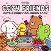 Halloween Coloring Book COZY FRIENDS Coloring Book For Adults And Teens Featuring Adorable Creepy Creatures for Halloween Gifts 2