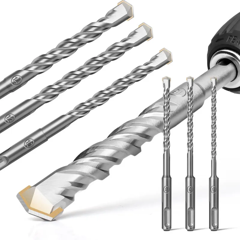 ExtendedElectricHammerSDSPlusDrillBitsSet110160210260mmLong