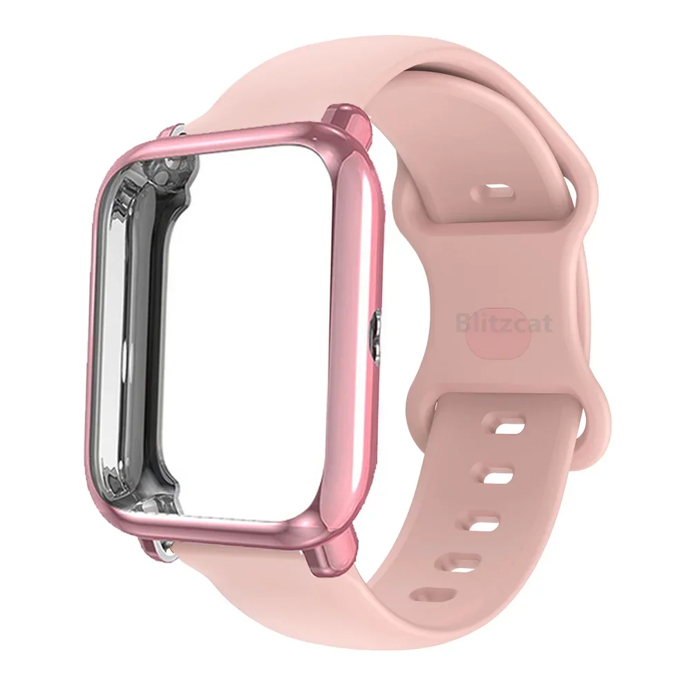 Silicone Band Bracelet with TPU Protective Case