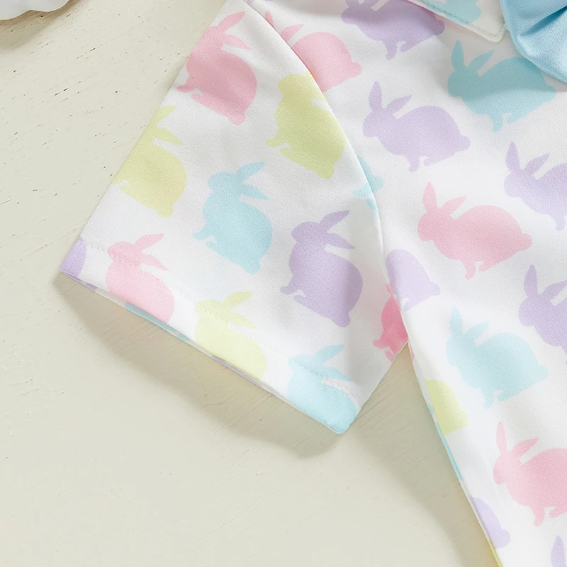 Boys Bunny Bowtie Easter Set 6