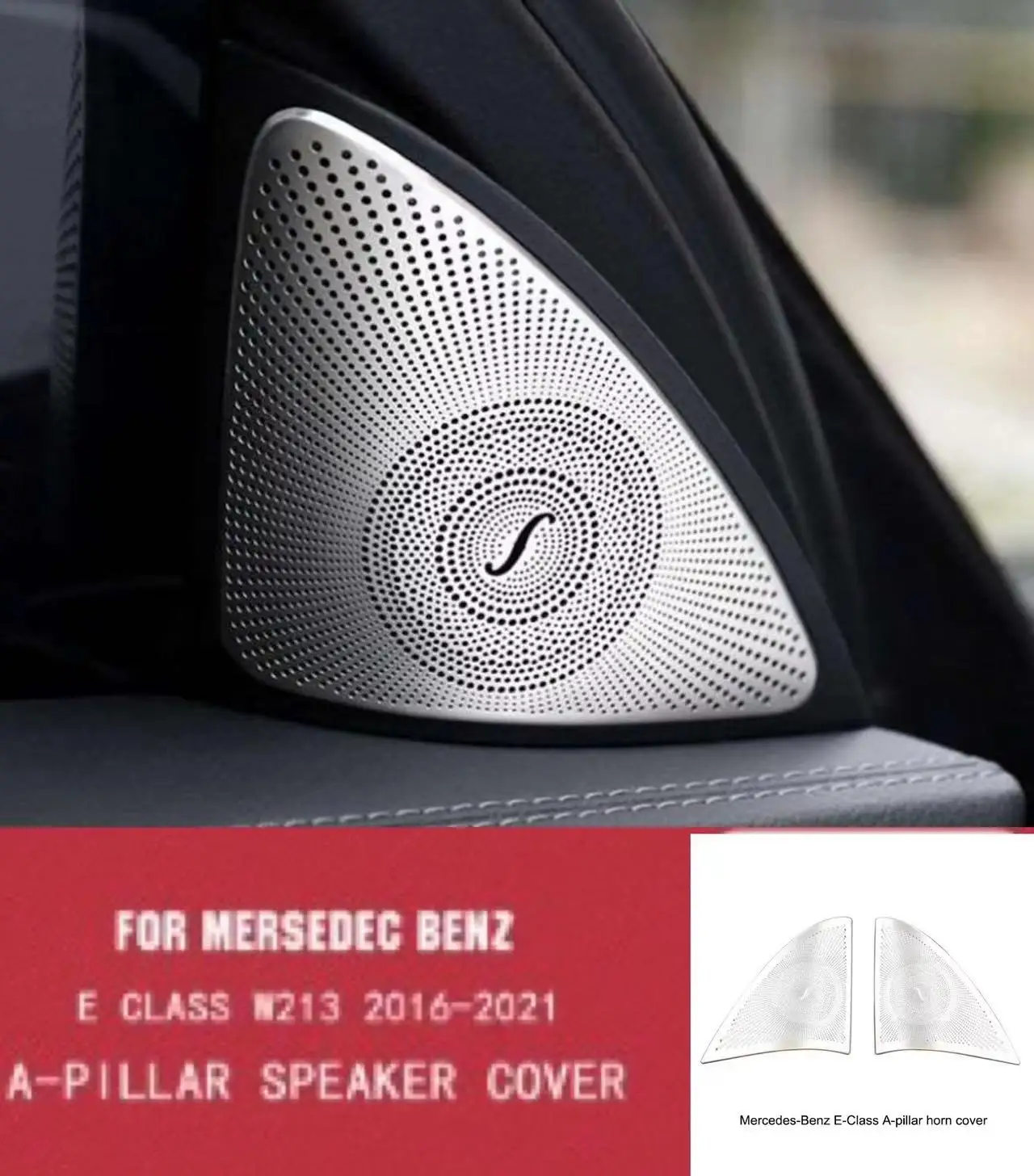 Крышка автомобильной аудиосистемы для Mercedes Benz E/C/GLC Class W213 W205 X253