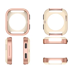Amazfit Bip 6 Protective Metal Case - Anti - Scratch Thin Detachable Watch Cover Accessory (Rose Gold)