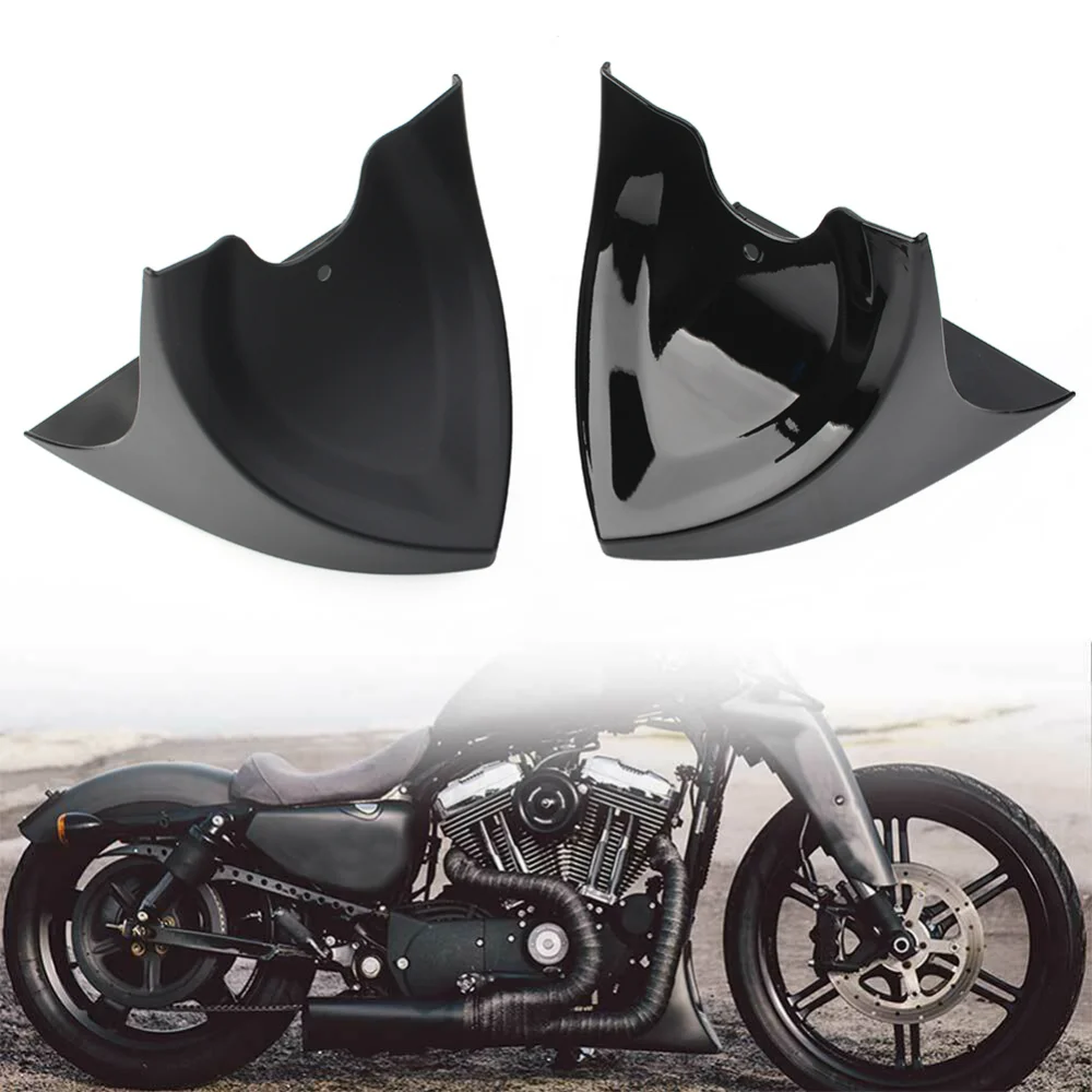 

Motorcycle Chin Lower Front Spoiler Air Dam Fairing Cover For Harley Sportster 48 883 1200 2004-2018 Touring Softail Dyna Fatboy