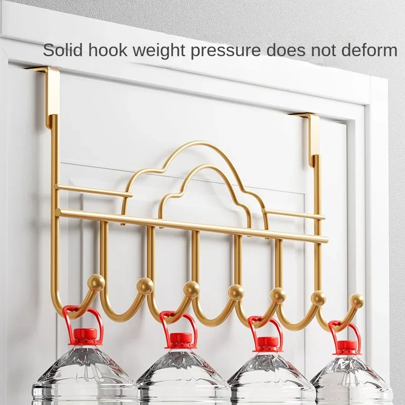 Behind The Door Hook Household Storage Wall Hanger No Punch Coat Rack-door hook