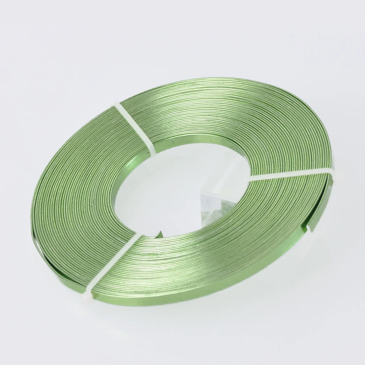 1Roll 5x1mm 12Colors Flat Aluminum Soft Metal Wire for Jewelry Making DIY Crafts Cord
