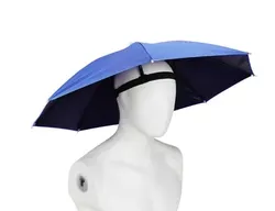 Universal Outdoor Hands-Free Folding Umbrella Hat - Sunshade & Windproof (G1769A)