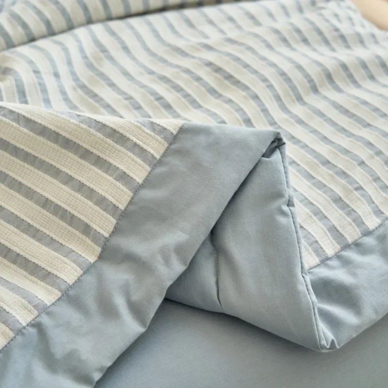 New High-end Jacquard Summer Quilt Cotton Fabric Soya Fibre Filling Thin Comforter Soft Skin Fiendly Summer Blanket summer quilt summer quilt set bed comforter