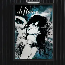 Vibrant Deftones Music Album Art Canvas - 30X40cmFrameless (Black4)