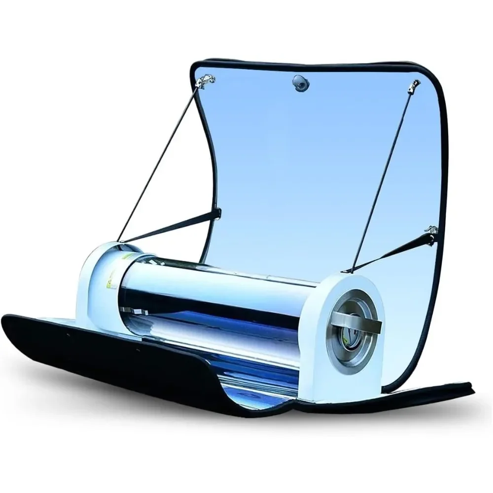

Solar Oven Portable Oven-4.5L Large Capacity Solar Cooker Outdoor Oven Camping Stove with Thermometer For 2-3 People Solar Oven