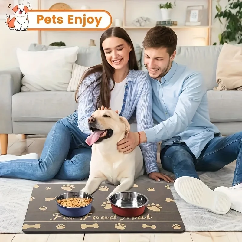 Pet Feeding Mat Hot Selling Pet Cats and Dogs Eat Diatomaceous Earth Mats Feed Splash Proof Mats Absorbent Quick Drying Home