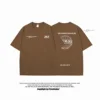 Spring Streetwear Letter Printed Men's T-shirt Oversized Casual T Shirts for Male Summer Unisex Short Sleeve Tees 4