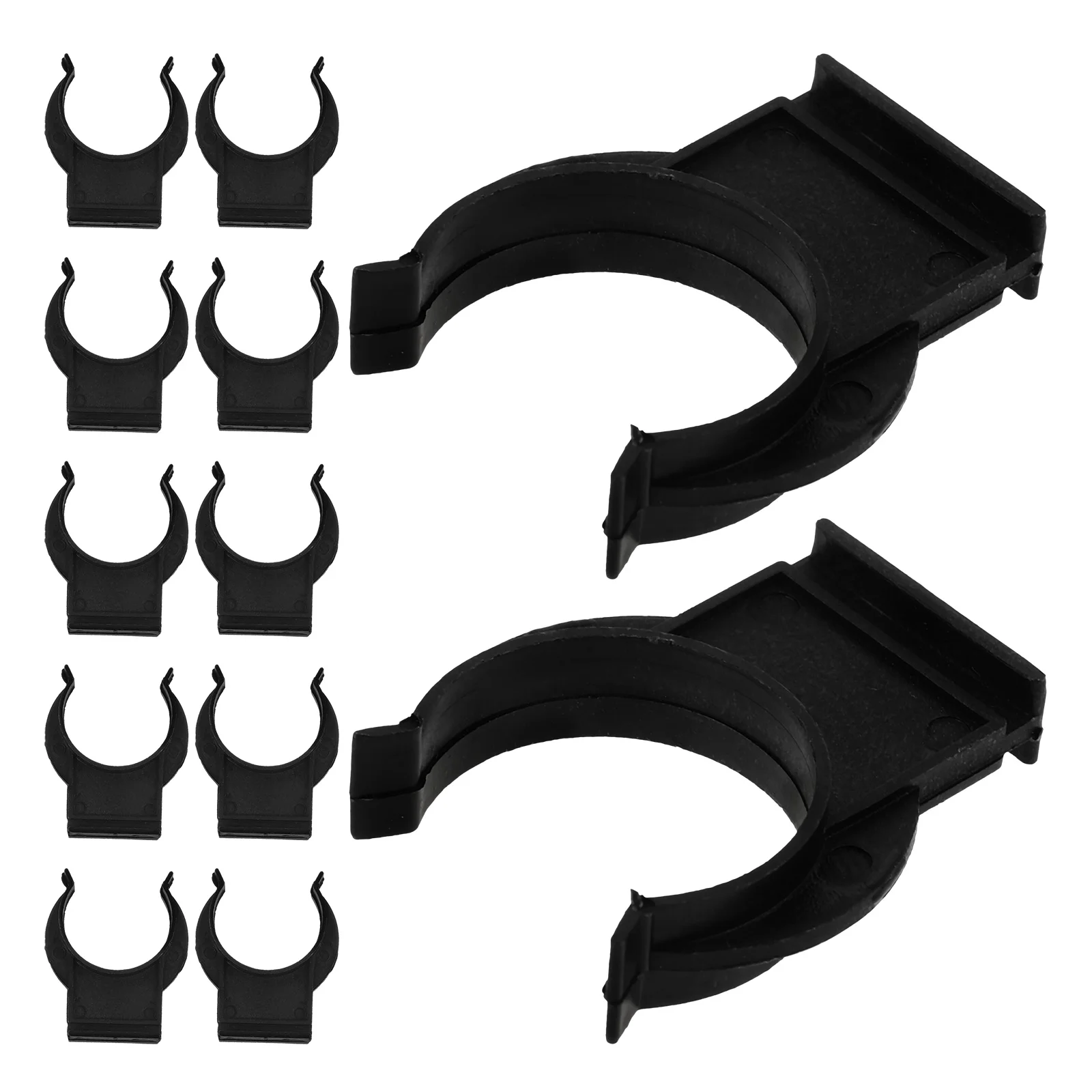 20 Pcs Cabinet Foot Accessories Plinth Clips Furniture Black Plastic Kitchen Hardware Catches Board Clamps Leg TrimsBracket