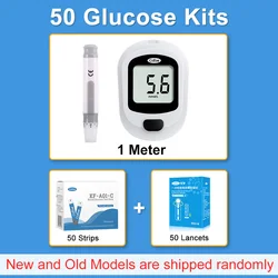 Advanced Blood Glucose Monitoring Kit with Test Strips and Lancets (50 glucose kits)