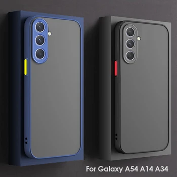 Custodia per telefono opaca Armor per Samung A54 5G Custodia protettiva rigida per paraurti antiurto per custodie Samsung Galaxy A14 A34 A54