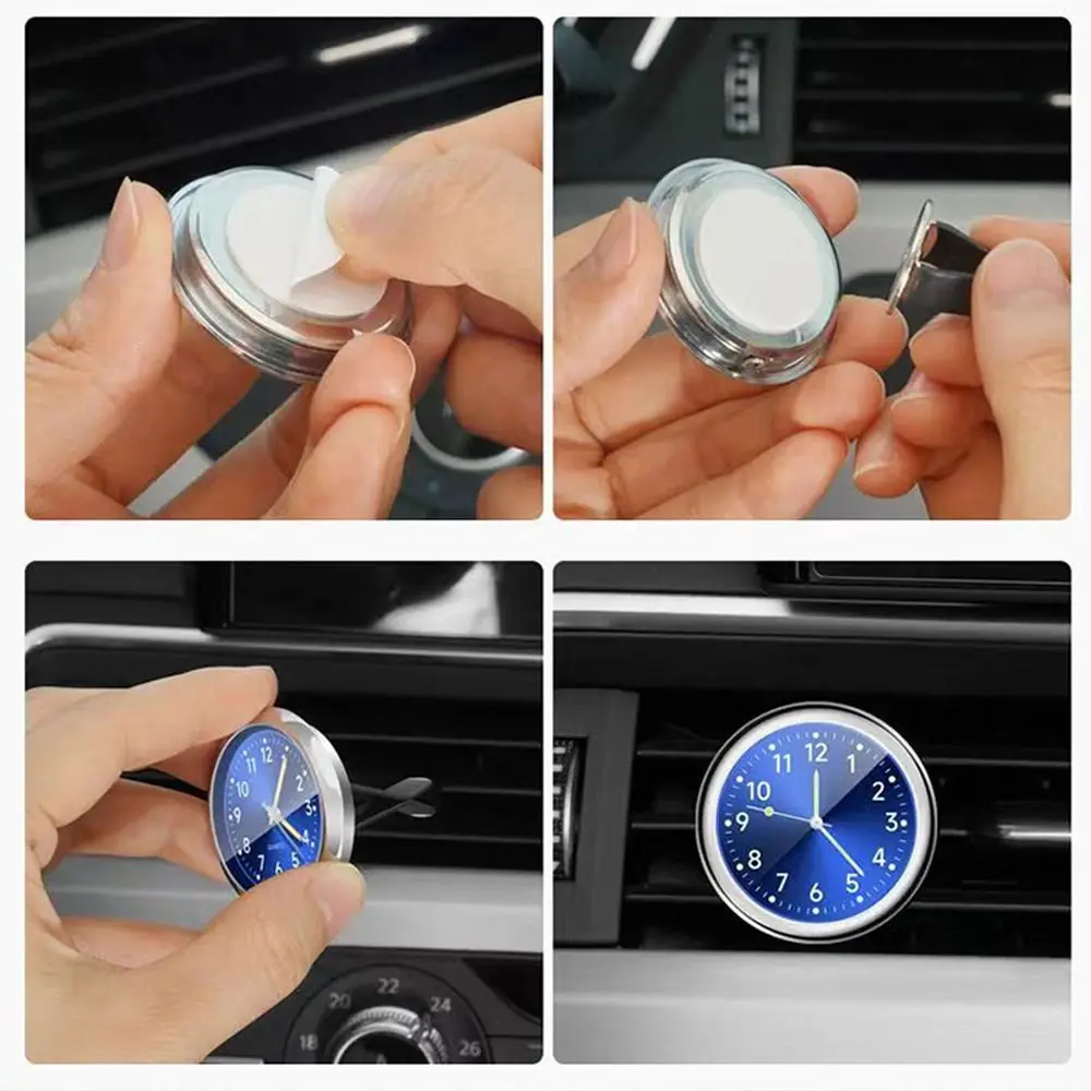 Car Clock Watch Quartz Electronic Waterproof Bicycle Motorcycle Auto Dashboard