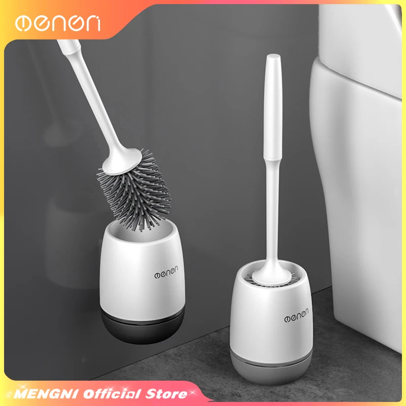 MENGNI Tpr Silikon kopf Toiletten b rste Wand reinigungs b rste langer mengni-tpr-silikon-kopf-toiletten-b-rste-wand-reinigungs-b-rste-langer