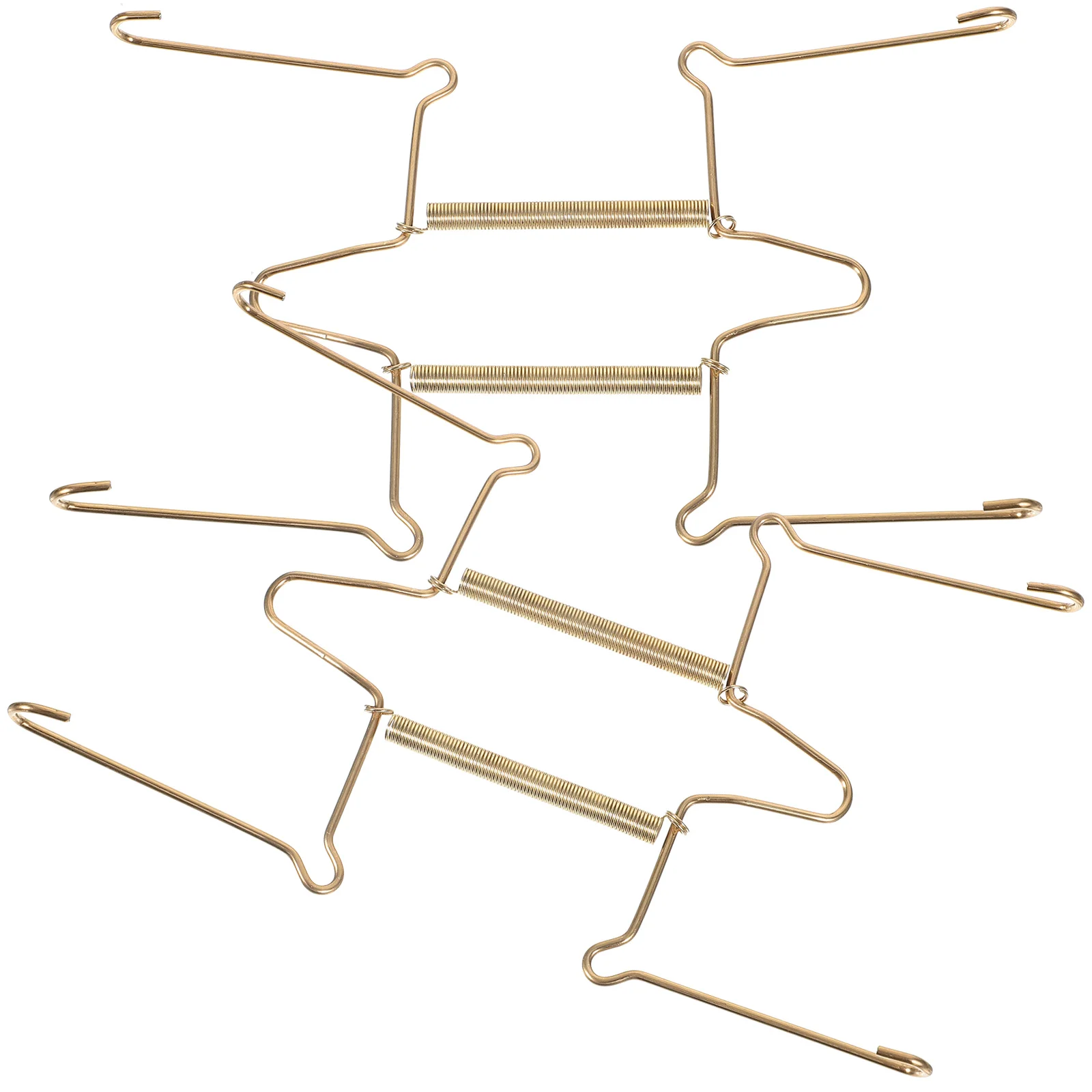 

2 Pcs Spring Hanging Pan Hook for Plate Coat Hangers Wall Holders Display Decorative The Kitchen Panel Stainless Steel