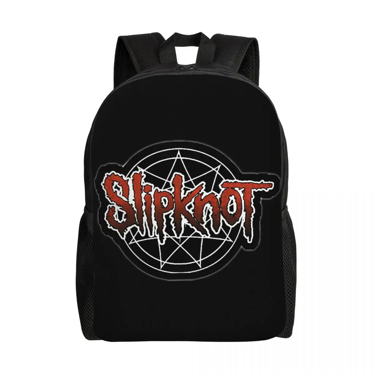 

Рюкзак для школы и ноутбука с логотипом Slipknot