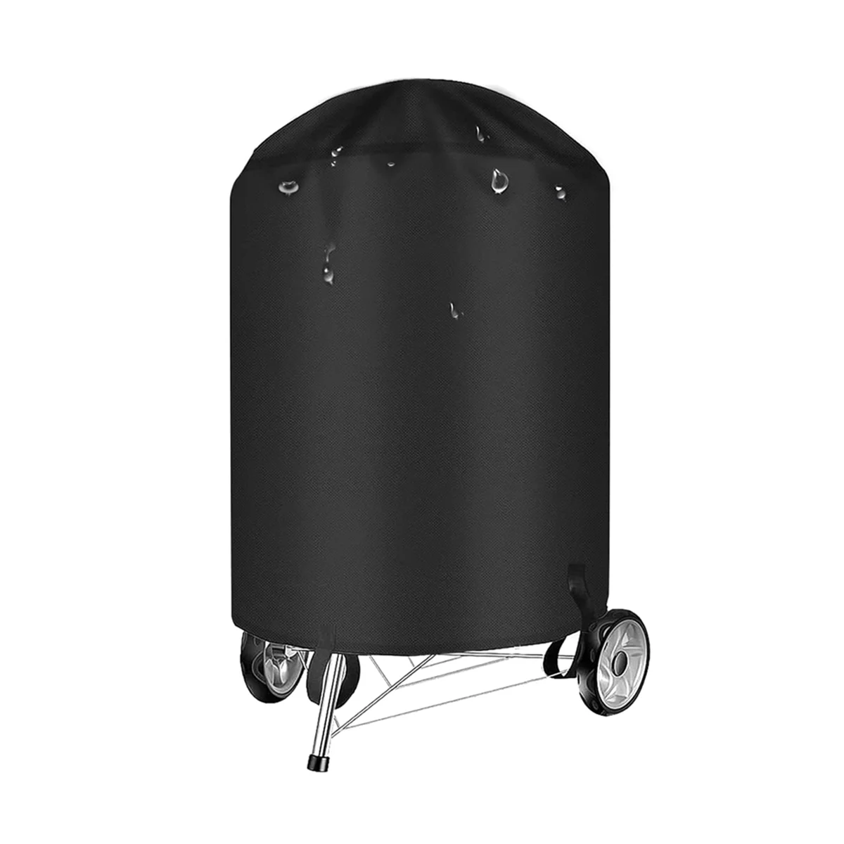 BAAU Grill Cover for 22 Inch Charcoal Kettle Outdoor Waterproof BBQ Cover for 22 Inch Charcoal Kettle Grills Black