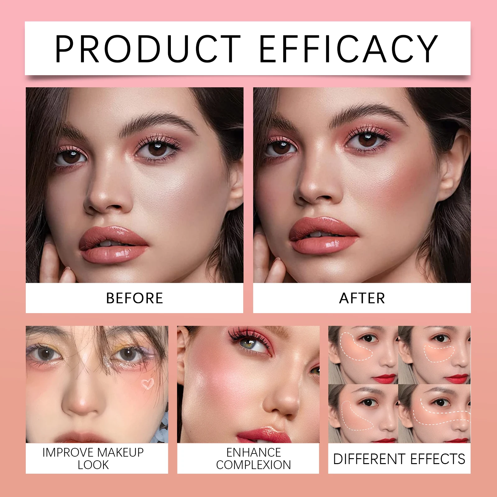 High Coverage Concealer Corrector Velvet Shimmer Blush Mud Waterproof Foundation Highlighter Pen for Face Makeup Base Cosmetics 3