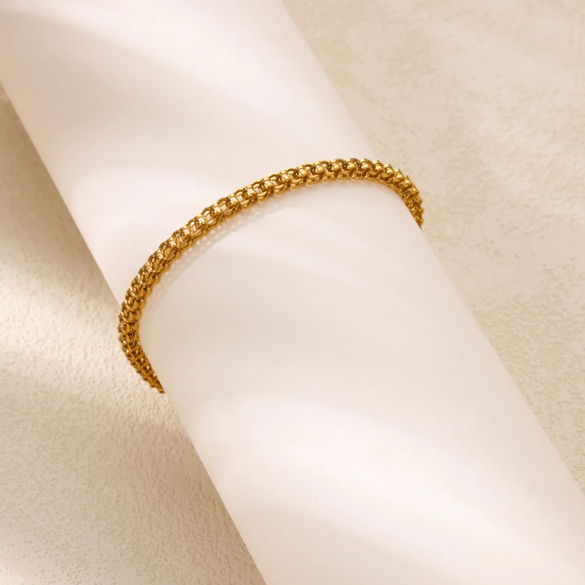 Stainless Steel Anklets for Women Geometric Jewelry for Wedding and Summer