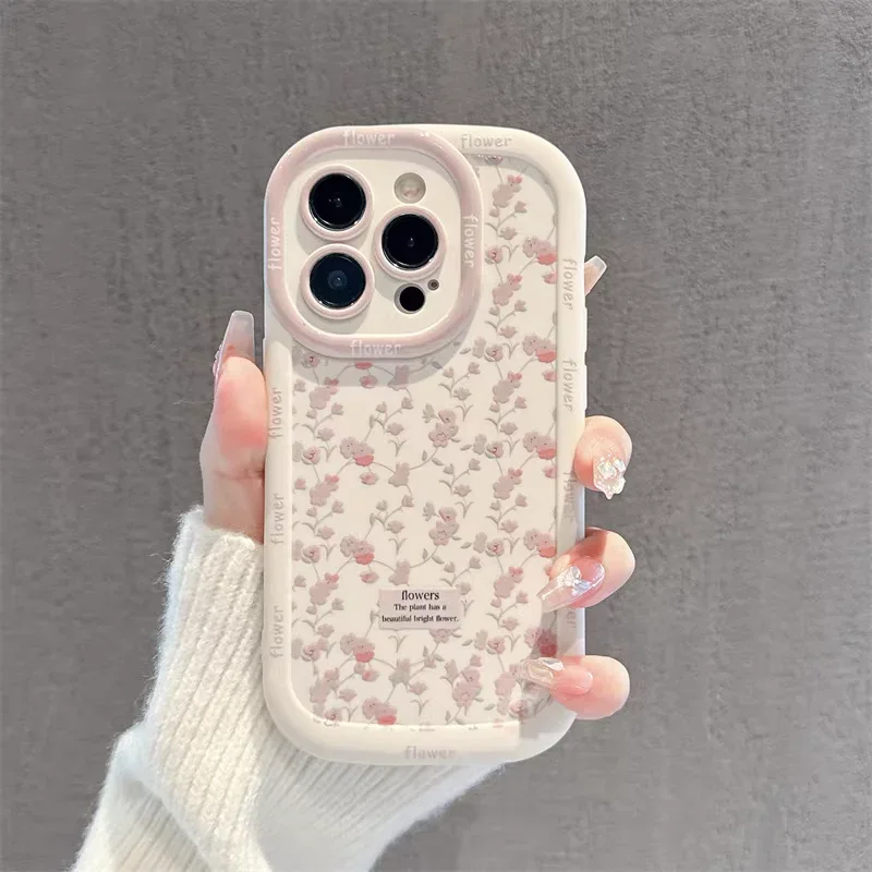 Flower Bow Y2K Red Cherry Design Phone Case Cover