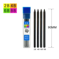 Mechanical 5.6mm Pencil Set 2B 4B 6B 8B Refill Sketch Art Design Activity Pencil Leads School Mechanical Drawing Stationery 2