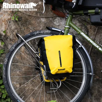 Rhinowalk Bike Bag Wasserdichte 7-10L Pannier Tasche Tragbare Hinten Sitz Stamm Radfahren Tasche Gepäck Träger MTB Bike Zubehör