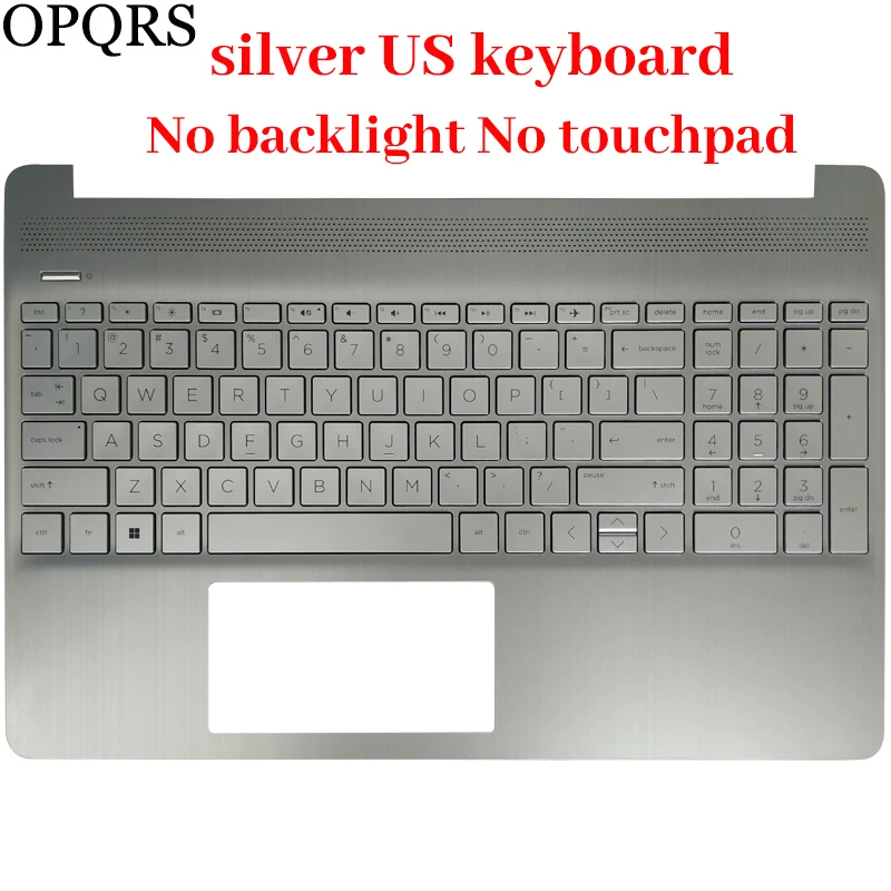 Teclado para Notebook com Palmrest Upper Cover Russo Eua Reino Unido Espanhol Latim hp 15-dy 15t-dy 15-ef 15s-eq 15s-fq Tpn-q222 Novo - Imagem 3