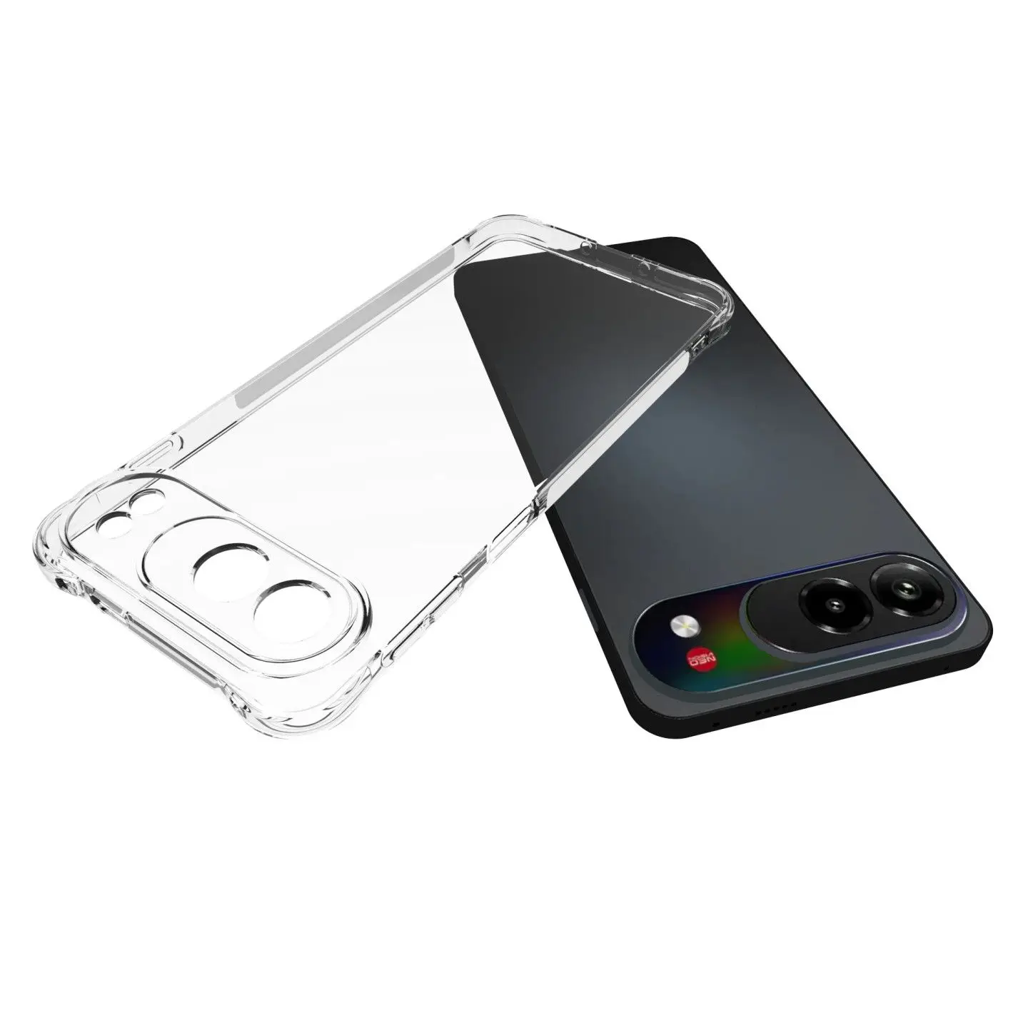 MagSafe-Compatible High-Transparency Drop-Proof TPU Case