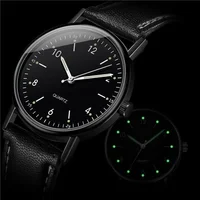 New Fashion Women Watches Luminous Watch Ladies Leather Belt Watch Simple Digital Quartz Watches Reloj Mujer 1