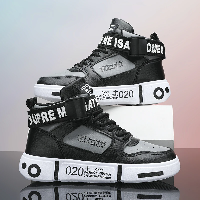 Big Boys High Top Sneakers Luxury Children Casual Shoes Youth Men Fashion Kids Tennis Running Sports Shoes for Boy Free Shipping