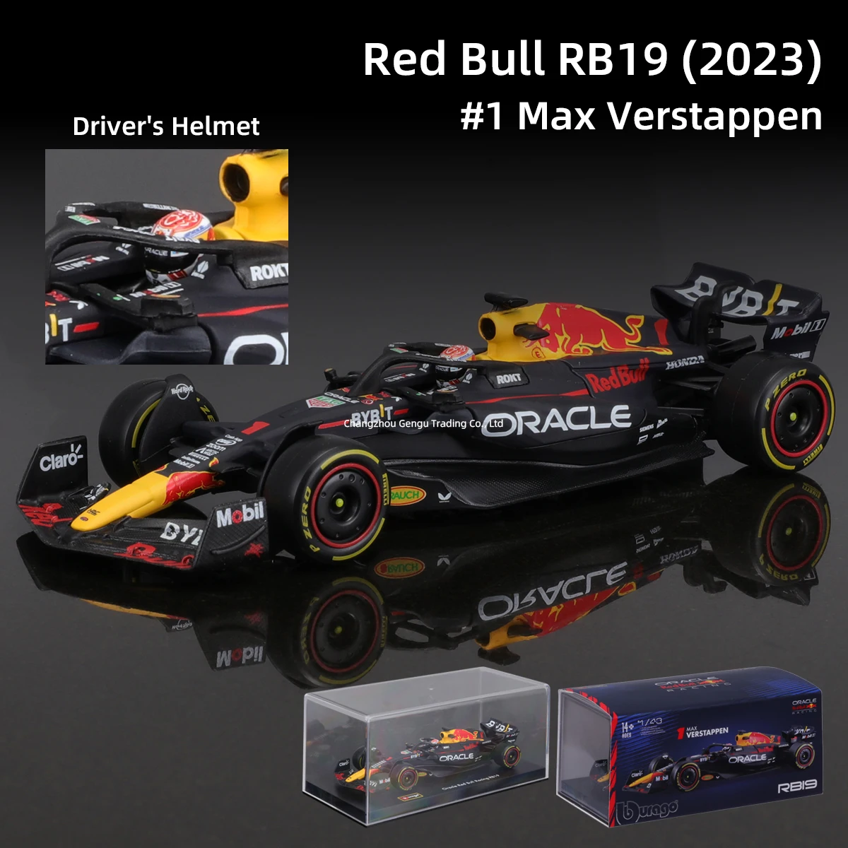 Bburago 1:43 2023 RB18 Red Bull RB19 RB16B #33 F1 Formula Car Static Die Cast Vehicles Collectible Model Racing Car Toys