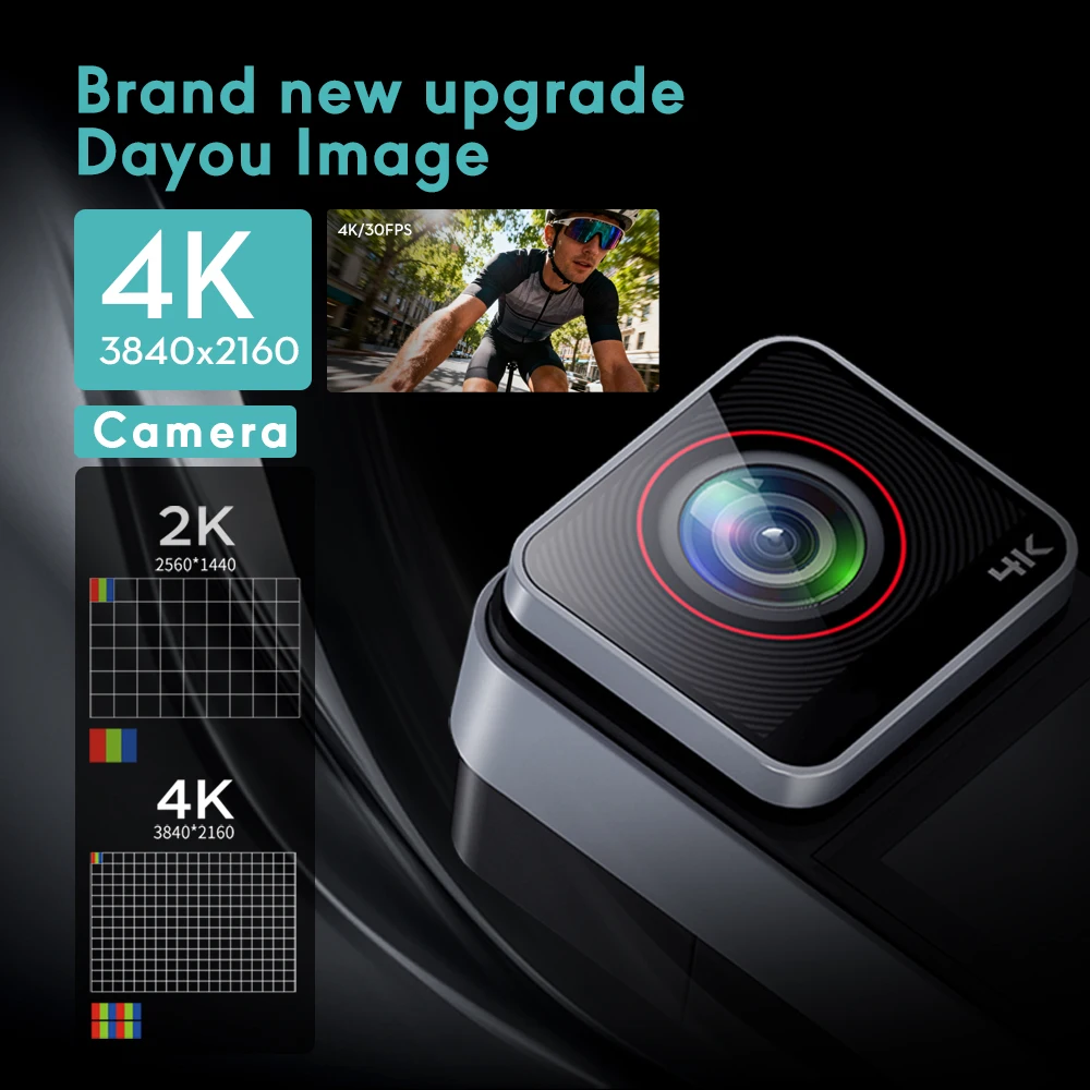Caméra Action 4K 20MP Écran Tactile 1.3" Sport DV WIFI