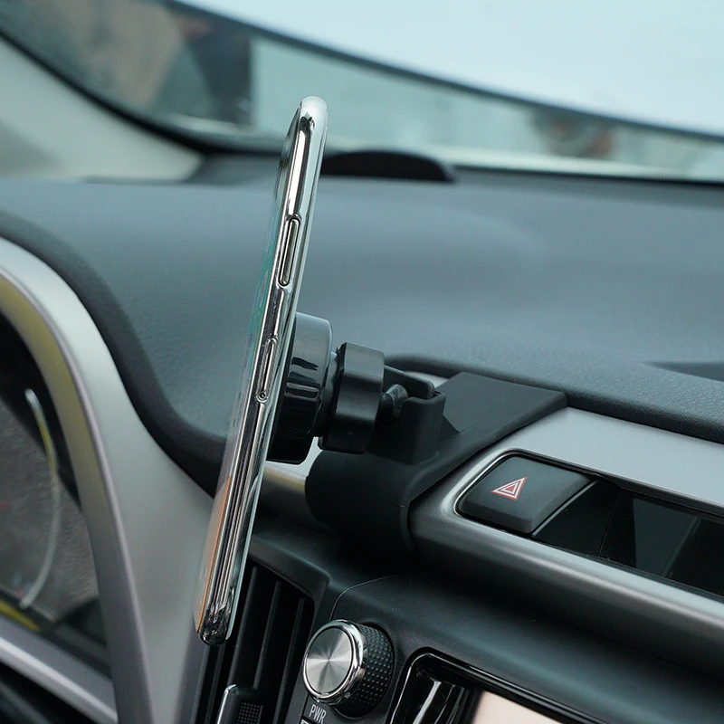 Phone Holder Mobile Phone Holder GPS Holder Magnetic car mobile phone holder gps holder phone stand clip bracket for Toyota RAV4 RAV 4 2014 2015