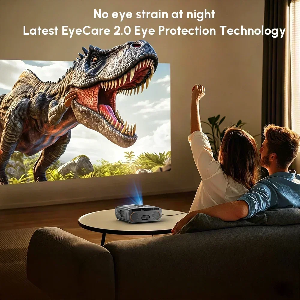 4K Projector , WiFi6 Bluetooth Auto Focus Home Cinema Outdoor 6