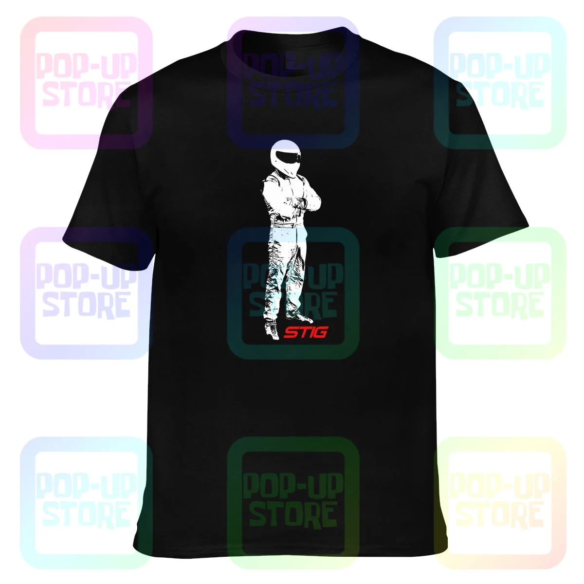 Top Gear The Stig t Shirt Tee Shirt Rare Unisex Classic Streetwear