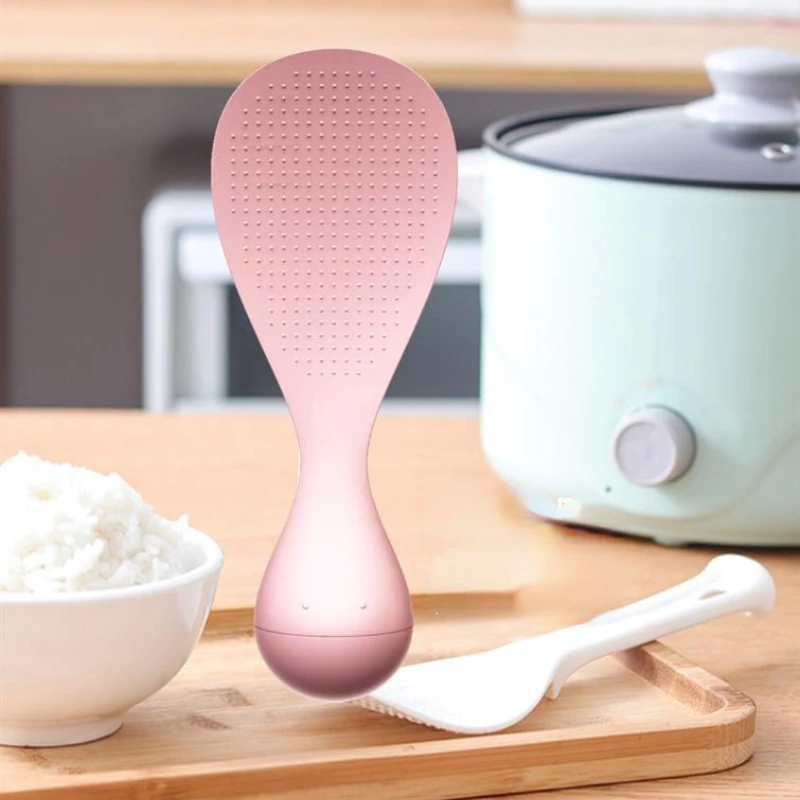 

Thickened non-stick rice spoon Creative cartoon gravity tumbler rice tray kitchen tools