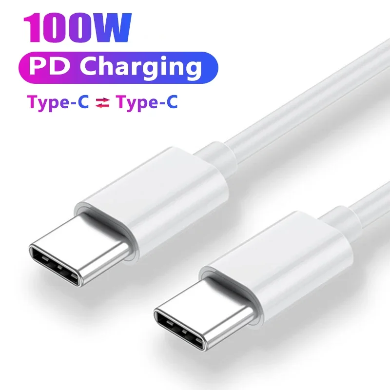 PD 100W USB C 타입 케이블, 고속 충전 데이터 케이블, 화웨이, 삼성, 샤오미, 맥북, 아이패드 데이터 라인